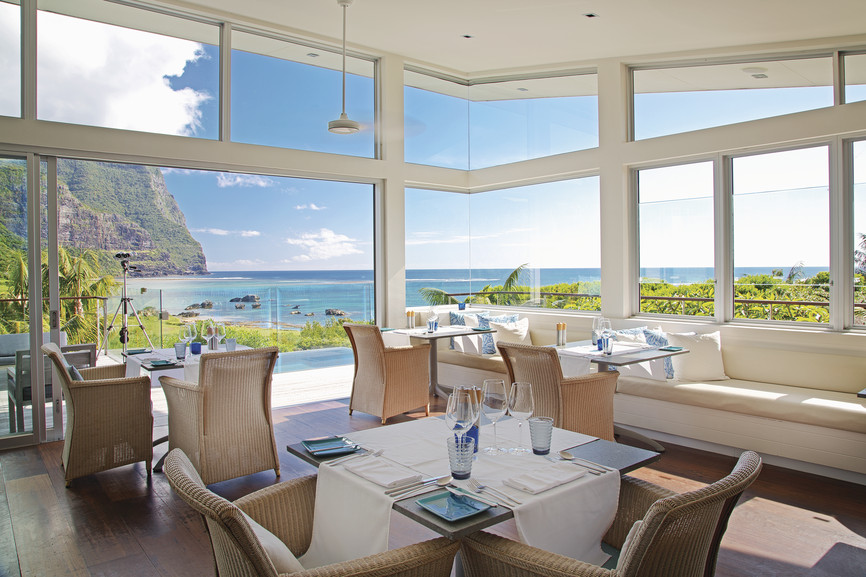 Dining at Capella Lodge, Lord Howe Island, NSW